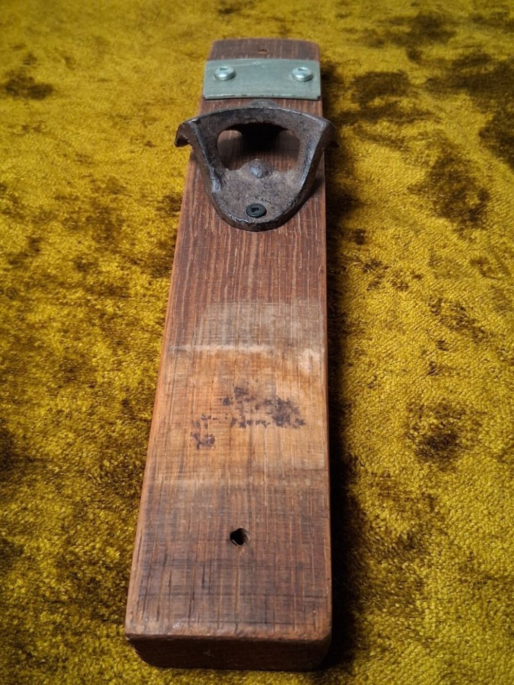 Handmade Wine Barrel Wood Bottle Opener Rustic Barware Bar Restaurant Mancave - Picture 2 of 13